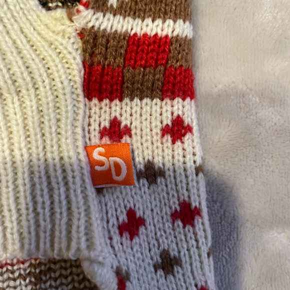 Set of 2 Christmas/Winter Pet Dog Sweaters Sz Med - Picture 10 of 10